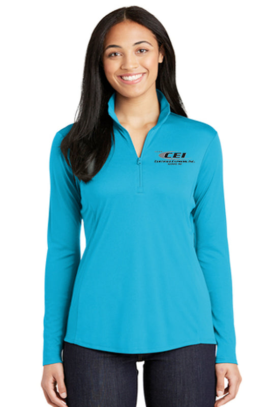 Sport-Tek® Ladies PosiCharge® Competitor™ 1/4-Zip Pullover