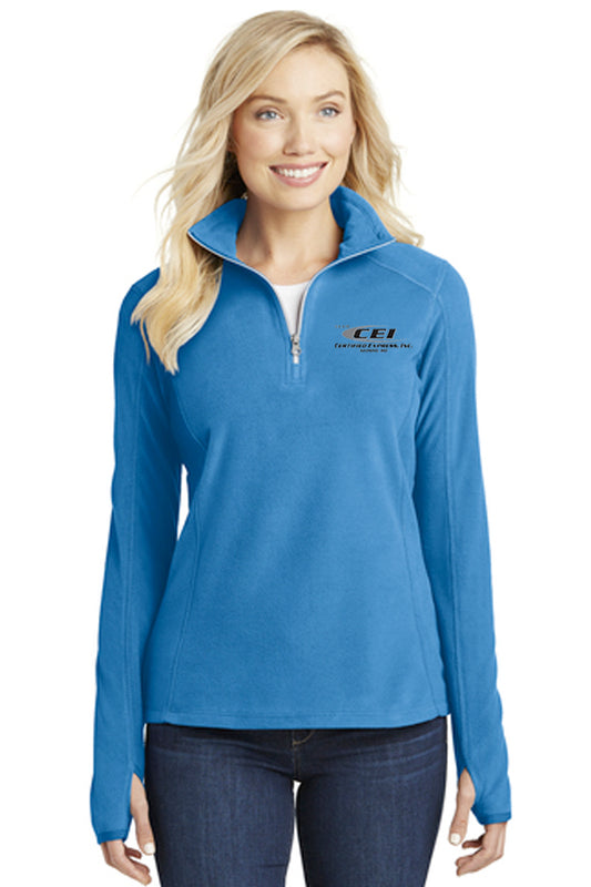 Port Authority® Ladies Microfleece 1/2-Zip Pullover